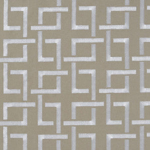 Mitchell Fabric Gia Stone w/White