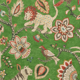 Jungle Love Leaf by Mitchell Designer Fabric #1906 100% Cotton Spain </p><p>Repeat: Horizontal: 27 and Vertical: 27 54 - Swanky Fabrics -