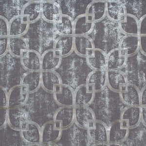 Mitchell Fabric Valez Foil Storm