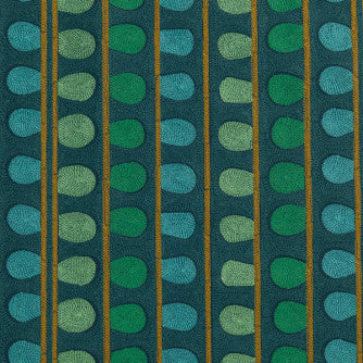 Eastview Oasis by Mitchell Designer Fabric #2104 70% Viscose, 30% Linen India </p><p>Repeat: Horizontal: 10.5 and Vertical: 6 55 - Swanky Fabrics -