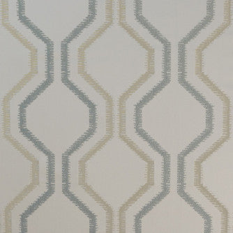 Verano Turquoise by Mitchell Designer Fabric #2105 100% Polyester Imported </p><p>Repeat: Horizontal: 9.25 and Vertical: 9 55 - Swanky Fabrics -