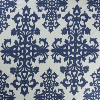 Corsicana Blue by Mitchell Designer Fabric #2106 100% Cotton Imported </p><p>Repeat: Horizontal: 18 and Vertical: 35 54 - Swanky Fabrics -
