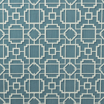 Ming Azure by Mitchell Designer Fabric #2106 100% Cotton Imported </p><p>Repeat: Horizontal: 6.875 and Vertical: 6.625 55 - Swanky Fabrics -