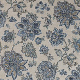 Tilden Delft by Mitchell Designer Fabric #2106 100% Cotton Imported </p><p>Repeat: Horizontal: 13.5 and Vertical: 27 54 - Swanky Fabrics -