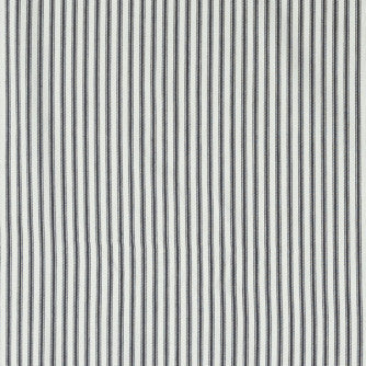 Ticking Stripe Black by Mitchell Designer Fabric #2202 100% Cotton Imported </p><p>Repeat: Horizontal: 0.44 and Vertical: 54 - Swanky Fabrics -