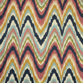 Azuki Ikat Cayenne by Mitchell Designer Fabric #2203 100% Cotton Imported </p><p>Repeat: Horizontal: 13.5 and Vertical: 18 56 - Swanky Fabrics -