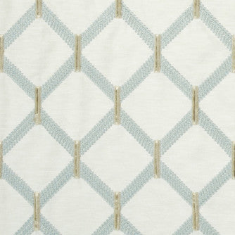 Aman Sky by Mitchell Designer Fabric #2204 71% Polyester,29% Cotton Imported </p><p>Repeat: Horizontal: 4.6 and Vertical: 6.4 54 - Swanky Fabrics -