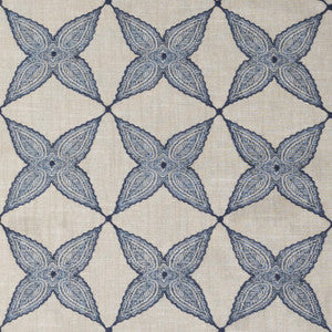 Mitchell Fabric Aster Floral Blue