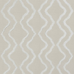 Mitchell Fabric Flowing White
