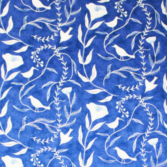 Barnsdale Blue by Mitchell Designer Fabric #2209 100% Cotton Imported </p><p>Repeat: Horizontal: 13.5 and Vertical: 18 54 - Swanky Fabrics -