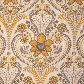 Heartwood Autumn by Mitchell Designer Fabric #2404 96% Polyester, 4% Linen Imported </p><p>Repeat: Horizontal: 13.78 and Vertical: 22.44 51"-54" - Swanky Fabrics -