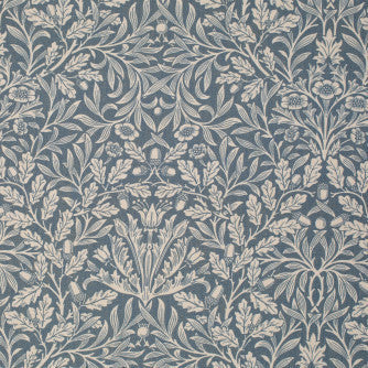 Acorn Denim by Mitchell Designer Fabric #2405 85% Polyester, 15% Linen Imported </p><p>Repeat: Horizontal: 15.15 and Vertical: 16.14 51"-54" - Swanky Fabrics -