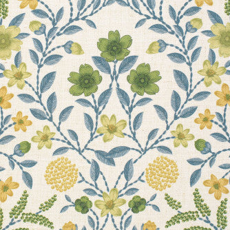 Springtime Lime by Mitchell Designer Fabric #2405 85% Polyester, 15% Linen Imported </p><p>Repeat: Horizontal: 24.6 and Vertical: 24.8 51"-54" - Swanky Fabrics -
