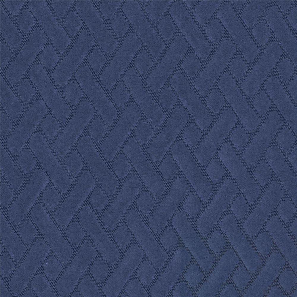 Fidelio Indigo  by Kasmir Designer Fabric 5097 100% Polyester
 CHINA 60,000 Wyzenbeek Double Rubs Horizontal: 1 inches and Vertical: 1 inches 56  - Swanky Fabrics -