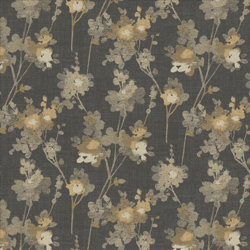 Figurative Charcoal by Kasmir Designer Fabric 1462 100% Polyester
 CHINA 32,000 Wyzenbeek Double Rubs </p><p>Repeat: Horizontal: 29 6/8 inches and Vertical: 29 2/8 inches 57 - Swanky Fabrics -