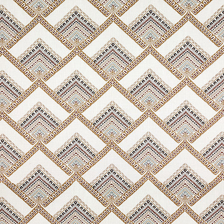 Originality Sand Dune by Carole Designer Fabric Hidden Treasure 36% Polyester, 26% Cotton, 22% Viscose, 16% Linen China 11 1/2" V, 6 1/2" H HD 54" - Swanky Fabrics -
