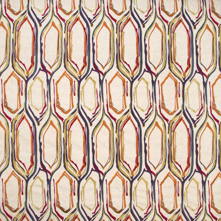 Flowing River Carnival by Carole Designer Fabric Haven 85% Polyester, 15% Linen China N/A Horizontal: 10375 and Vertical: 18625 52 - Swanky Fabrics -