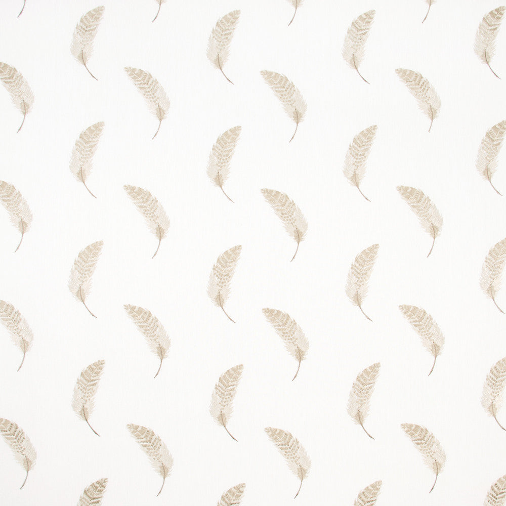 Feather Point Taupe by Carole Designer Fabric For The Window 52% Cotton, 48% Polyester India N/A Horizontal: 11 and Vertical: 925 51 - Swanky Fabrics -