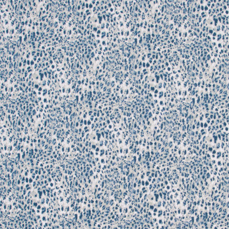 Spotted All Over River by Carole Designer Fabric Jungle Safari 100% Cotton India 13 1/2" V, 13 3/4" H HD 54" - Swanky Fabrics -