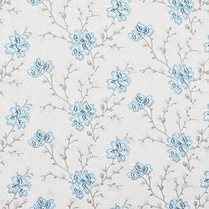 Carole Fabric Darling Blooms Bluejay