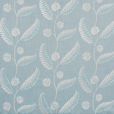 Easy Breezy Powder Blue by Carole Designer Fabric Pink Jade 85% Polyester, 15% Linen India N/A Horizontal: 25" D and Vertical: 15 1/4" V 50.75" - Swanky Fabrics -