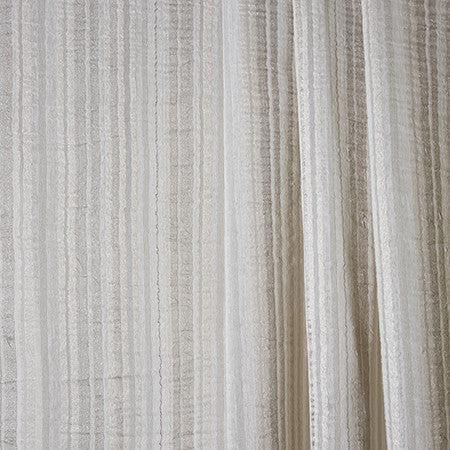 On A Whim Mica by Carole Designer Fabric Sheer Philosophy 100% Polyester Turkey 8 1/2" H 118" - Swanky Fabrics -