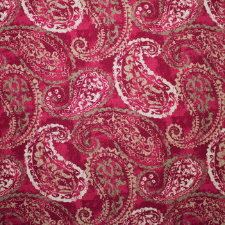 Success Story Vintage Red by Carole Designer Fabric Bold Adventure 100% Cotton Pakistan Passes 50,000 Double Rubs Wyzenbeek Horizontal: 27" D and Vertical: 27" V 54" - Swanky Fabrics -