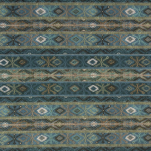 Carole Fabric Richly Layered Blue Green