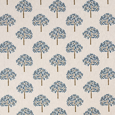 Arbor View Cream by Carole Designer Fabric English Garden Base: 52% Polyester, 48% Cotton Embr: 100% Polyester 60,000 Wyzenbeek Double Rubs 6 1/4" V, 7 3/4" H 54 1/2*" - Swanky Fabrics -