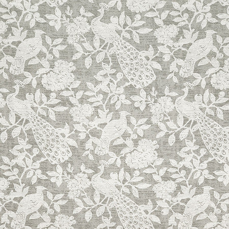 Birds In The Wind Pearl by Carole Designer Fabric Earth & Stone 100% Cotton Pakistan 50,000 WYZENBEEK DOUBLE RUBS 25" V, 14" H HD 54.5" - Swanky Fabrics -