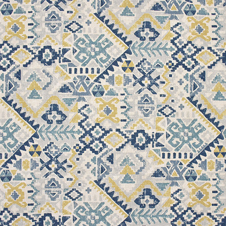 Be Different Atlantis by Carole Designer Fabric Artisan 100% Polyester-Knit Backing CHINA 25 1/4" V, 13 1/2" H HD 55" - Swanky Fabrics -