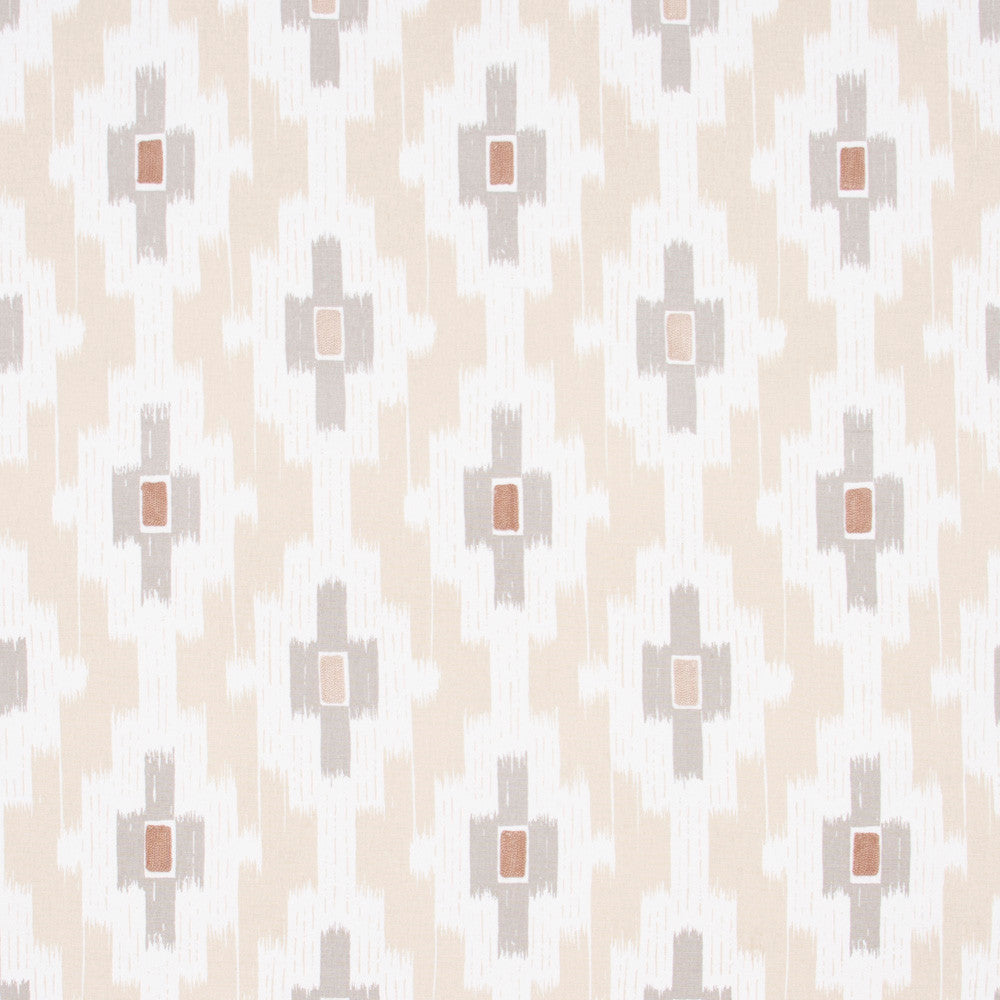 Path Finder Buttercream by Carole Designer Fabric Portobello 95% Cotton, 5% Viscose India N/A Horizontal: 9 and Vertical: 9 50 - Swanky Fabrics -
