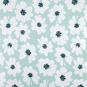 Carole Fabric Daisy Field Iced Blue