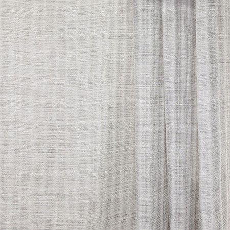 Necessary Silver by Carole Designer Fabric Perfect Balance 63% Polyester, 26% Linen, 11% Viscose Turkey 6 1/2" V, 11" H 59" - Swanky Fabrics -