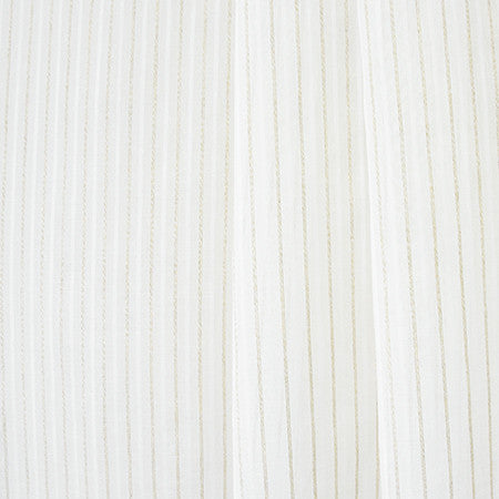 For Greatness White Wash by Carole Designer Fabric Sheer Luxury 100% Polyester TURKEY 1" V 118" - Swanky Fabrics -