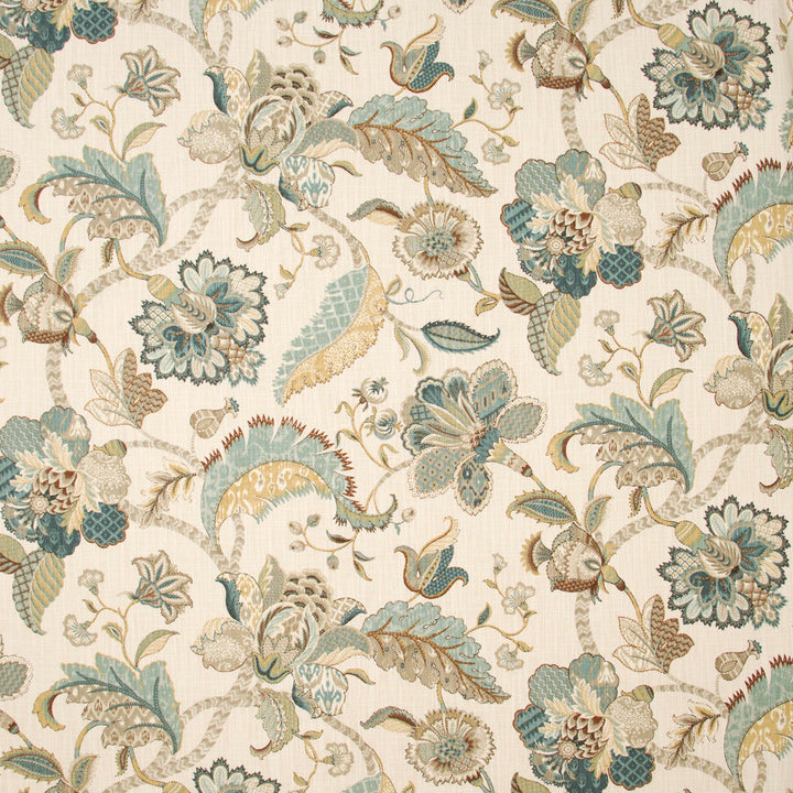 Open Meadow French Blue by Carole Designer Fabric Blue Forest 100% Cotton-SSR Printed In USA Passes 15,000 Double Rubs Wyzenbeek Horizontal: 27 and Vertical: 27 54 - Swanky Fabrics -