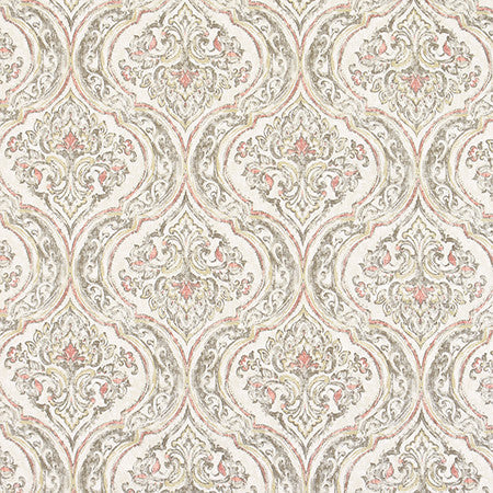 Midland City Blush by Carole Designer Fabric Harvest 100% Cotton-Soil Repellent Usa 12 1/2" V, 13 1/2" H 56" - Swanky Fabrics -
