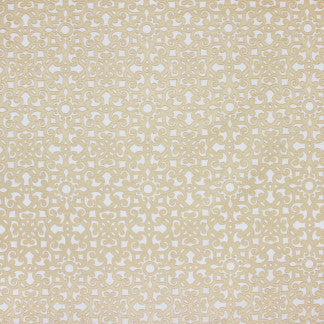 Walk On By Wheat by Carole Designer Fabric Looking Glass 52% Cotton, 48% Polyester INDIA N/A 10" V, 8 3/4" H 52" - Swanky Fabrics -