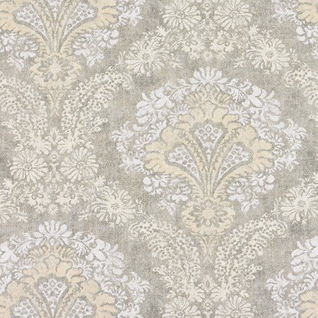 Maryland Avenue Stone by Carole Designer Fabric Harvest 100% Cotton-Soil Repellent Usa 26 3/4" V, 27 3/4" H HD 56.5" - Swanky Fabrics -