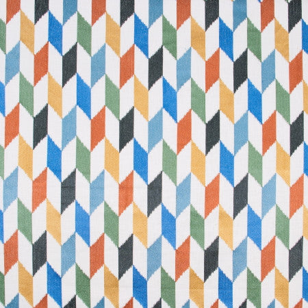 Talking Points Slate by Carole Designer Fabric VIBRANCE 100% Cotton India N/A Horizontal: 10 1/4" and Vertical: 15 3/8" V 52" - Swanky Fabrics -