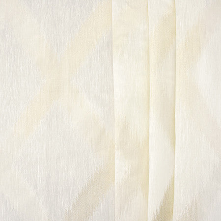 South Point Wheat by Carole Designer Fabric Sheer Luxury 59% Polyester Filament, 41% Spun Polyester INDIA 13 7/8 " V, 19" H 118" - Swanky Fabrics -