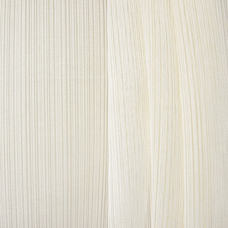 All Lined Up Cream by Carole Designer Fabric Sheer Luxury 100% Polyester-Weighted Hem INDIA None 116" - Swanky Fabrics -