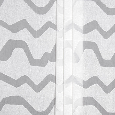 Free Spirit White by Carole Designer Fabric Sheer Impressions 100% Polyester N/A 22" V, 20 3/4" H 116" - Swanky Fabrics -