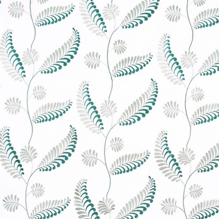 Easy Breezy Spearmint by Carole Designer Fabric Pink Jade 85% Polyester, 15% Linen India N/A Horizontal: 25 and Vertical: 15.25 50.75 - Swanky Fabrics -