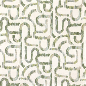 Carole Fabric Busy Schedule Celadon