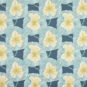 Carole Fabric Behind The Leaves Indigo