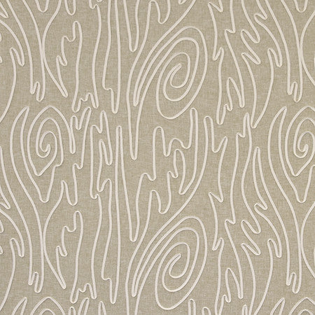 Twist About Linen by Carole Designer Fabric Muse 65% Cotton, 35% Recycled Polyester India 16,500 Wyzenbeek Double Rubs 18 1/4" V, 25 1/2" H 51" - Swanky Fabrics -