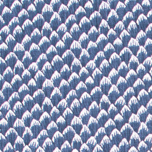 Carole Fabric Snowcaps Cobalt