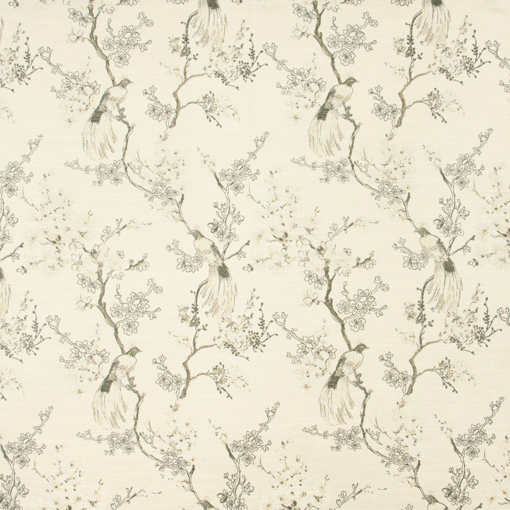 Bird In Waiting Taupe by Carole Designer Fabric Birch 63% Polyester, 37% Viscose India N/A Horizontal: 135 and Vertical: 20625 51 - Swanky Fabrics -