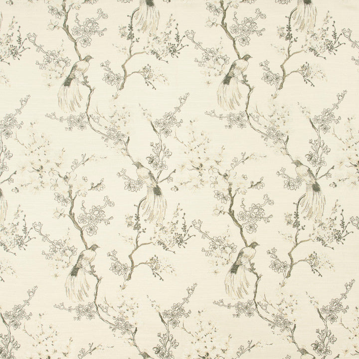 Bird In Waiting Taupe by Carole Designer Fabric Birch 63% Polyester, 37% Viscose India N/A Horizontal: 135 and Vertical: 20625 51 - Swanky Fabrics -
